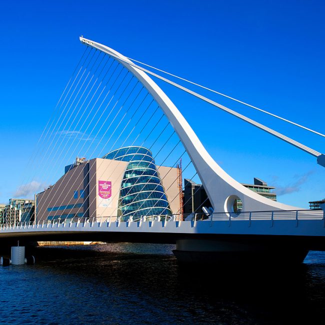 Samuel Beckett Bridge and Dublin Convention Centre Photograph by Norton Photography and Retouching